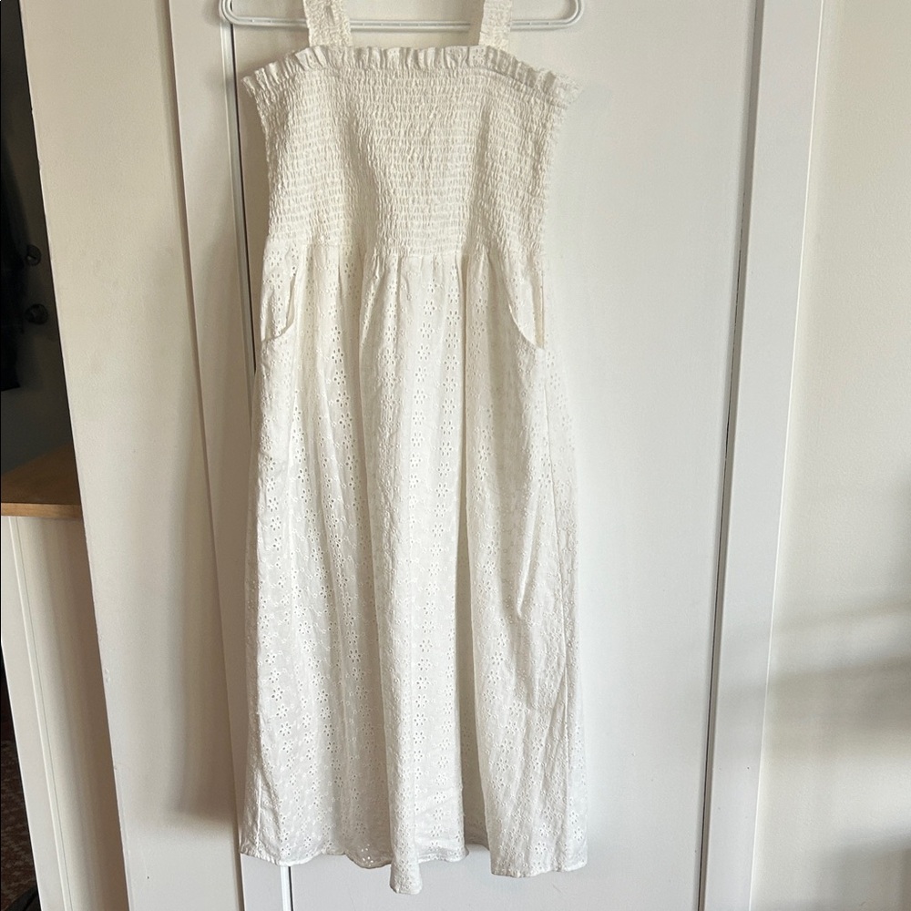 White Eyelet Sundress